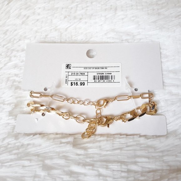 SUGAR FIX "Link Chain Bracelet" 2pc Set (Nickel Free) NEW!!! - Picture 3 of 6